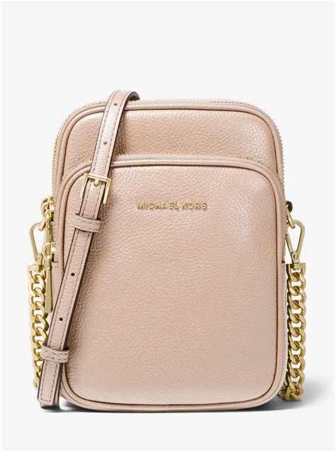 michael kors medium pebbled leather shoulder bag|michael kors pebble leather crossbody.